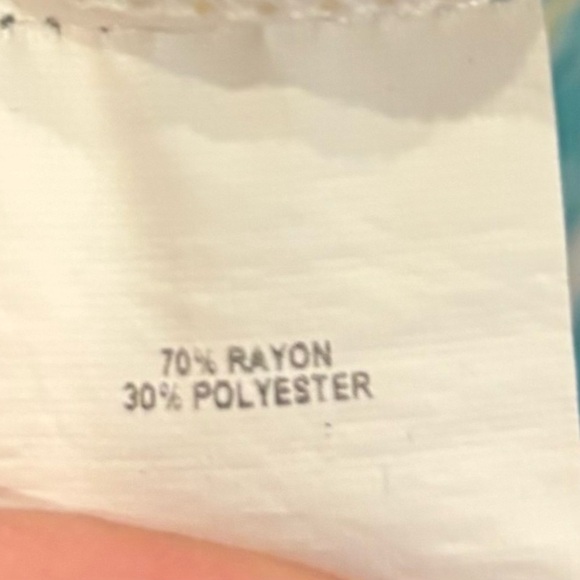 Cocomo Woman Sleeveless Summer V Neck 3/4 Button Down Blouse Sz 3X - Picture 6 of 6